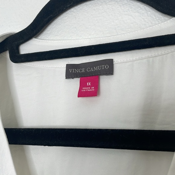 Vince Camuto White Sleeveless Blouse - Picture 4 of 9